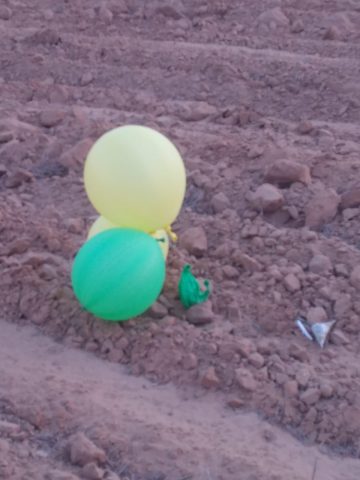 תיעוד:מתקפת בלוני תבערה על המועצה האזורית אשכול