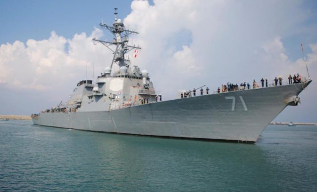 משחתת USS Ross בנמל אשדוד