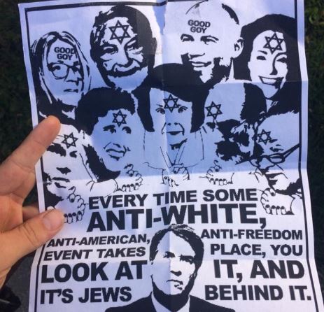 העלון האנטישמי שהופץ באוניברסיטה בקליפורניה