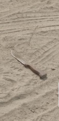 הסכין ששימשה את המחבל (מאיר עמרני)