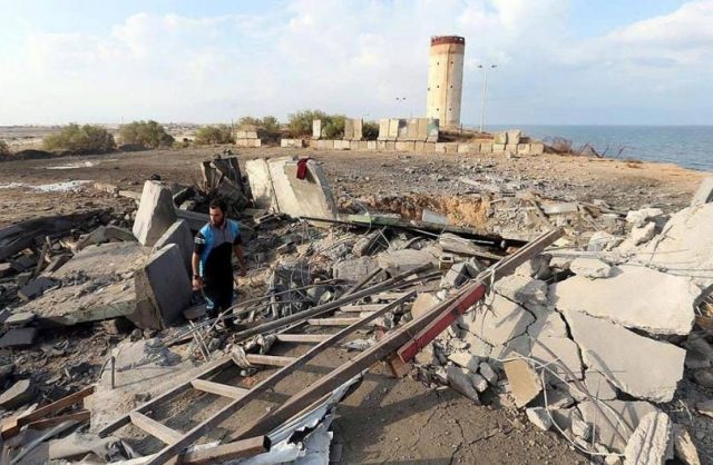דיונות? כך נראית עזה אחרי תקיפת חיל האוויר. תיעוד