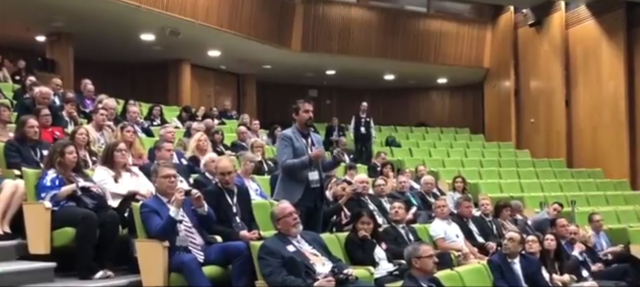 צפו: העיתונאי הנוצרי הפתיע את יו"ר הכנסת