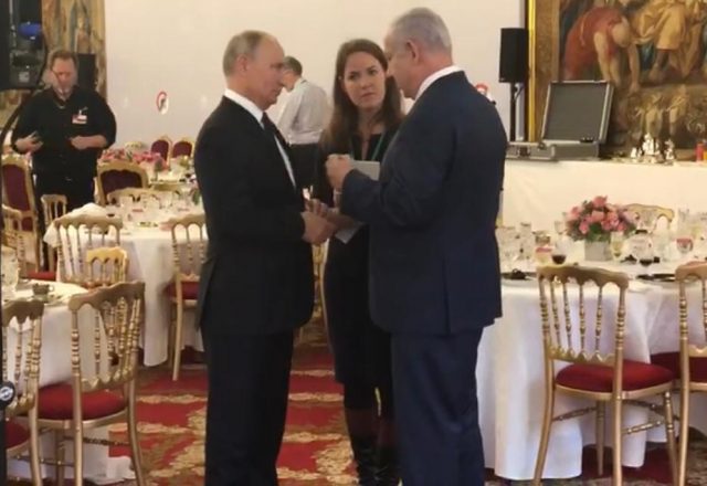 נתניהו עם נשיא רוסיה ולדימיר פוטין