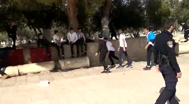 חרף הוראת בג"ץ: ערבים שוב שיחקו בכדור בהר הבית
