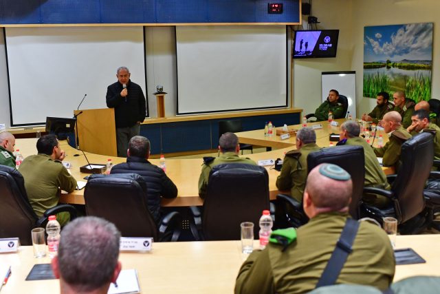 נתניהו בפיקוד צפון בשיח עם מפקדים