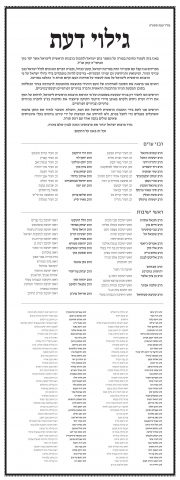 מאות רבנים סרוגים: "לדחות על הסף את דו"ח ניסים"