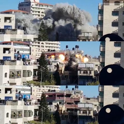 תיעוד: נהרס בית המחבל שרצח את רונן לוברסקי הי"ד