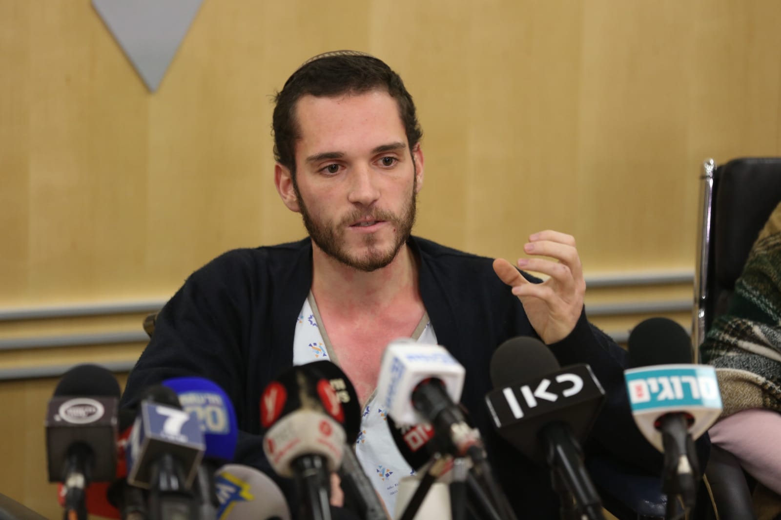 שבועיים לפציעה: עמיחי איש רן שוחרר מבית החולים