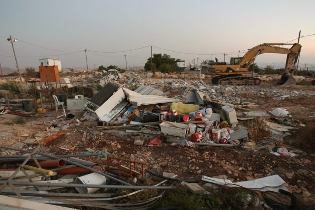 הריסות הישוב מגרון. עדיין מחכה להבטחה של נתניהו (אורן נחשון/פלאש90)