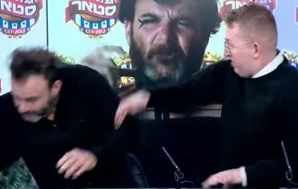 בגלל חיקוי: מכות בשידור חי באולפן ynet. צפו