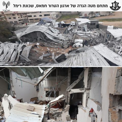 תיעוד: תקיפות צה"ל נגד יעדי הטרור של חמאס