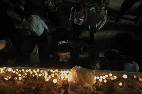 אלפים בהילולת יהושע בן נון בשומרון