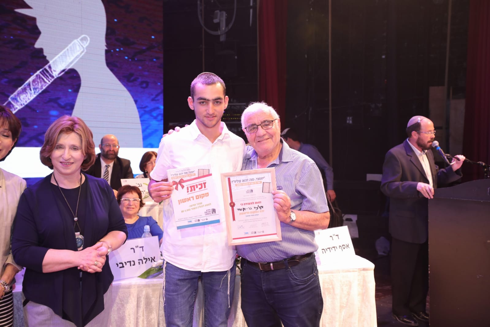 אלה הזוכים בחידון השואה במכללה ירושלים