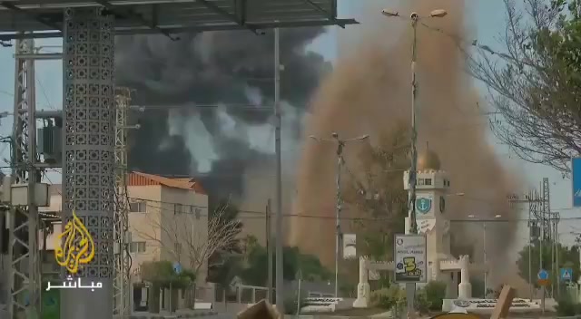 תיעוד פלסטיני מבנה בטחון פנים