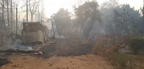 השריפה במבוא מודיעים: "כמעט כל היישוב הוחרב"