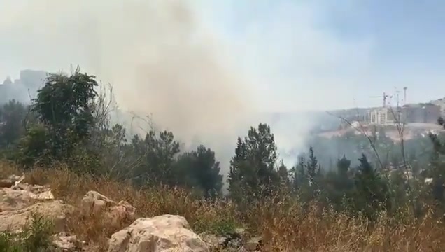 שריפה ירושלים כבה