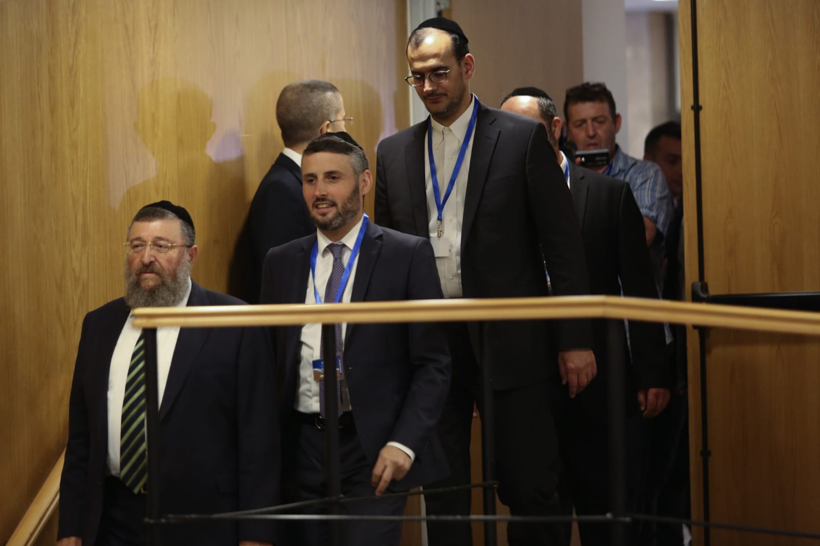 נציגי ש"ס, הראושנים להיכנס ביום השני
