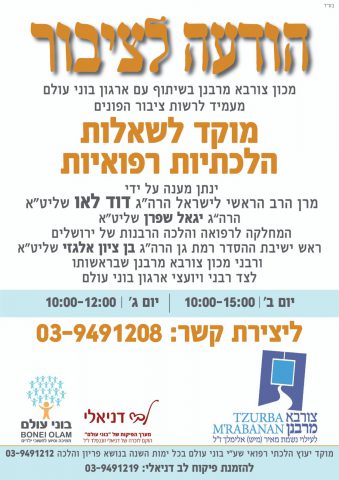 האם אני צריכה לצום? מוקד טלפוני לשאלות הלכתיות