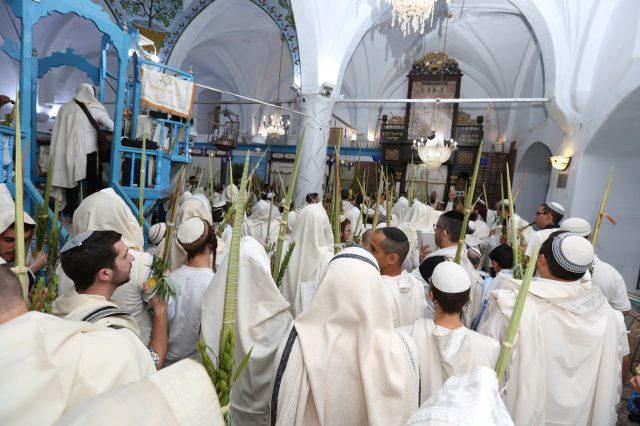 מרהיב: מאות בתפילת 'הלל' עם הרב שמואל אליהו. צפו