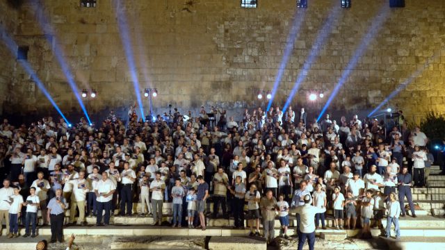 קאמבק היסטורי: 500 לויים חידשו את השירה בירושלים