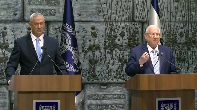 העברת המנדט לגנץ