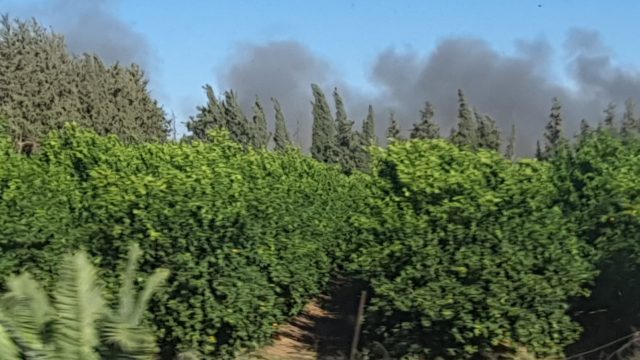 שריפות בכל הארץ: בברקן נפגעו 4 משאיפת עשן