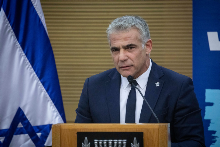 מכה ללפיד | "לא נתמוך בממשלה בראשות בנט"