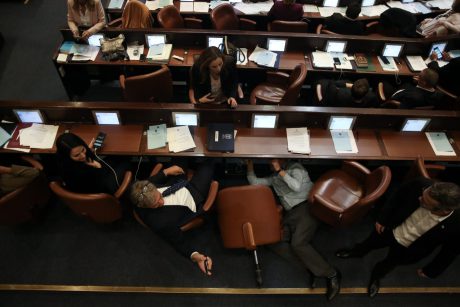 פיזור הכנסת ה- 22: כך זה נראה. תיעוד רגע אחר רגע
