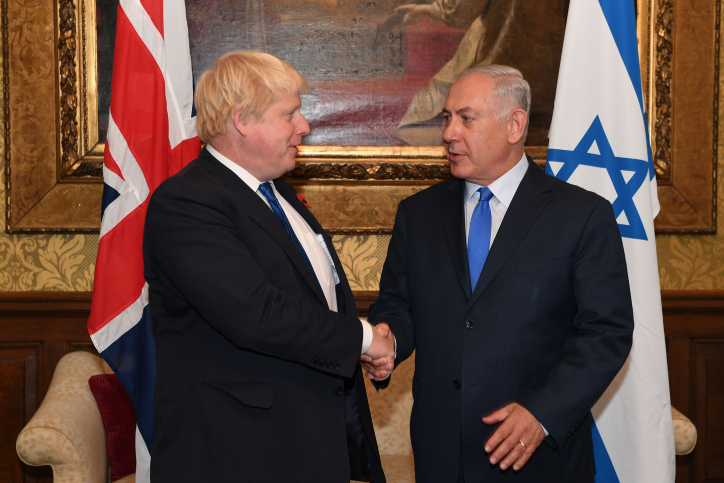 נתניהו ברך את ג'ונסון: "ניצחון על האנטישמיות"