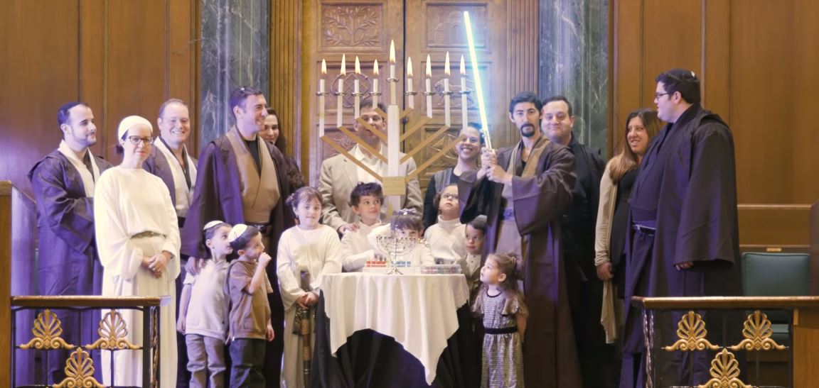ענק: 'מלחמת הכוכבים' בגרסת חנוכה. צפו