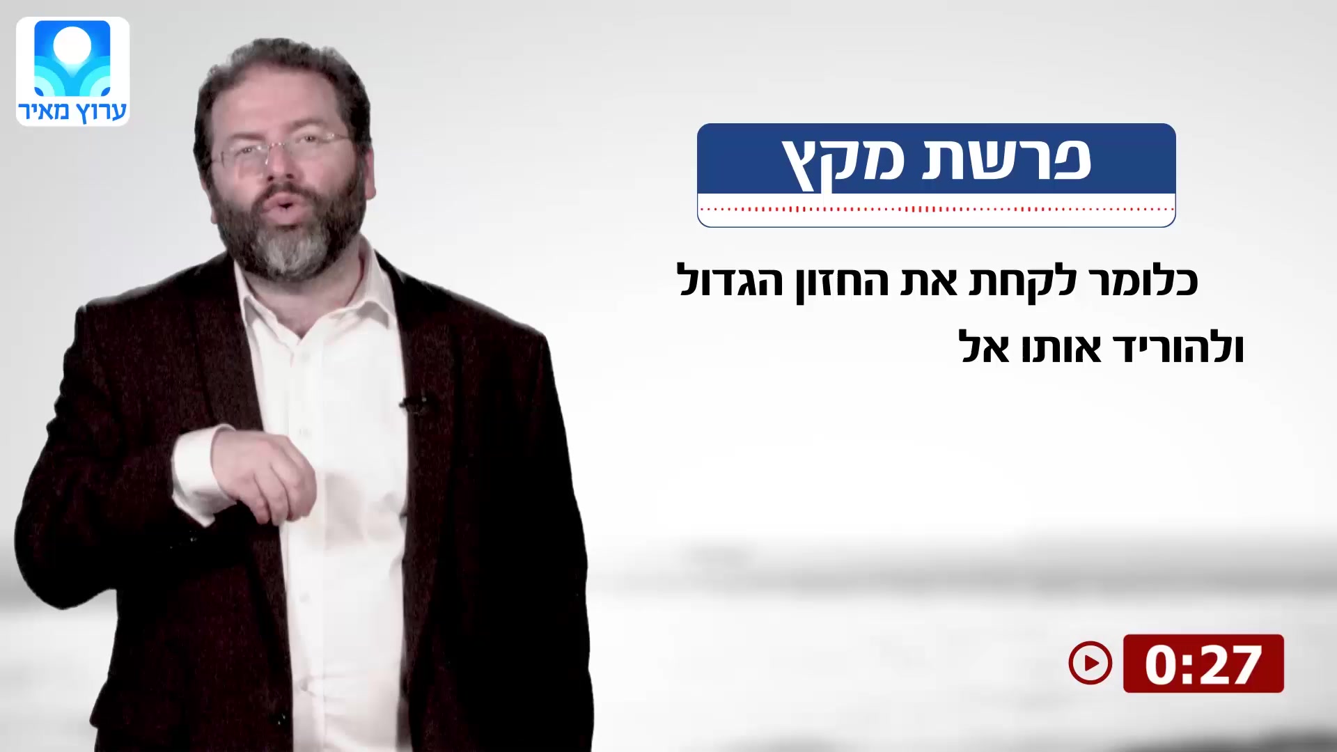 הרב חגי לונדין פרשת מקץ
