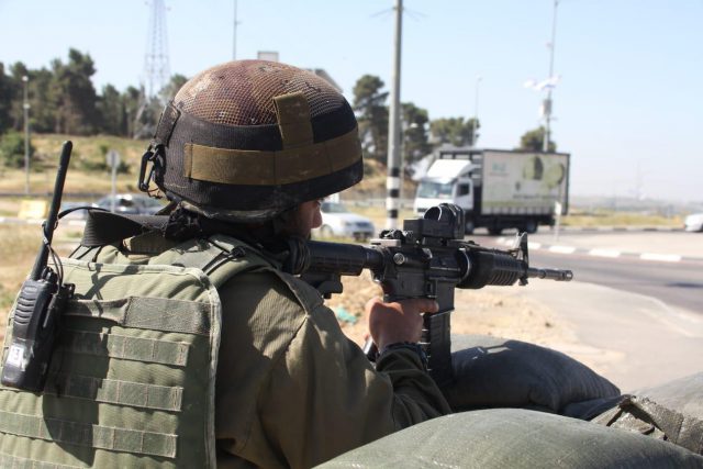 חיילי סיירת חרוב בתעסוקה מבצעית בחטמ״ר עציון.