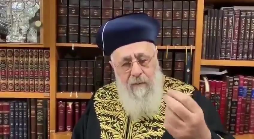 אחרי הסערה| הרב הראשי מבהיר:למי באמת התכוונתי?