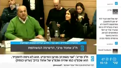אחמד טיבי יועז הנדל