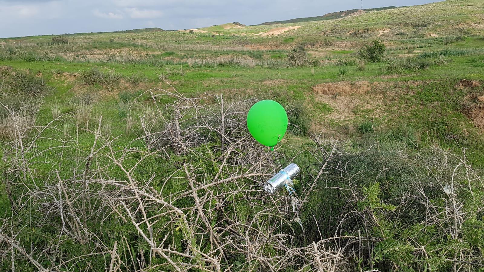 3 זירות במקביל: בלון נפץ התפוצץ בעוטף עזה