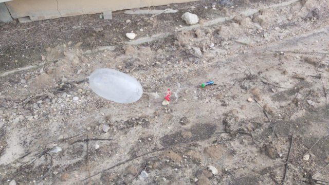 3 זירות במקביל: בלון נפץ התפוצץ בעוטף עזה