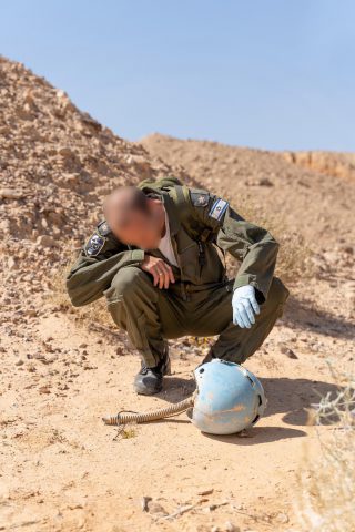 צה"ל אישר: נמצאה הקסדה של הטייס שנפל בשנת 1984
