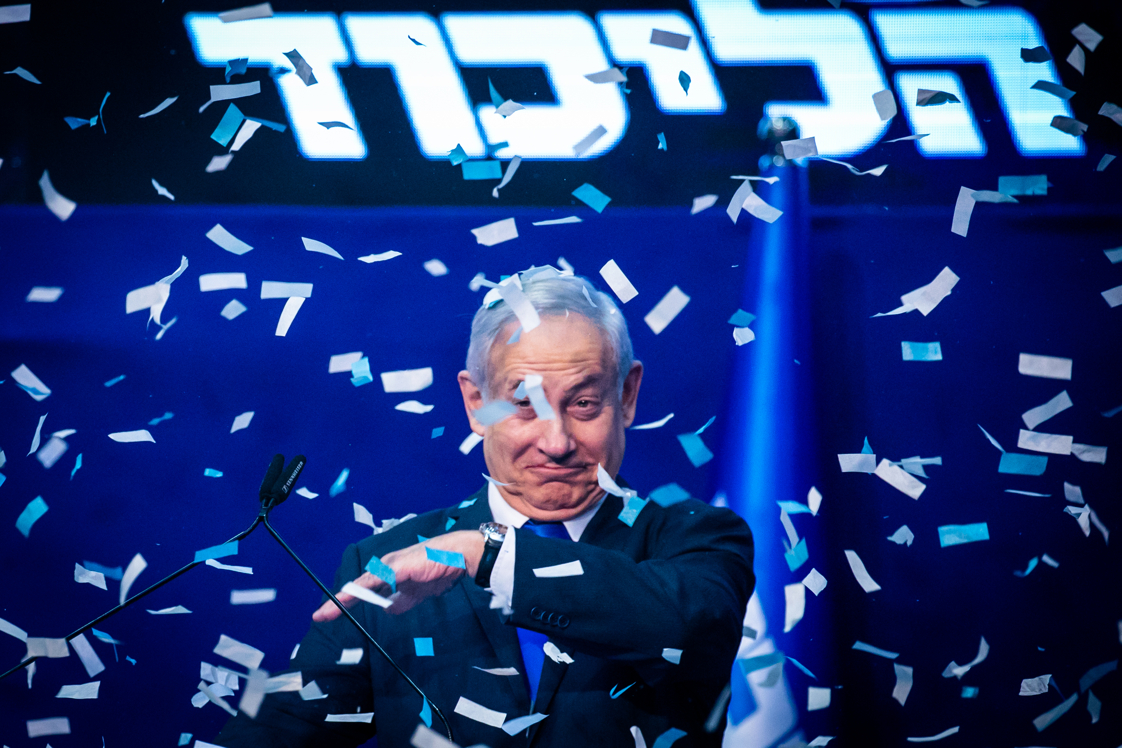 לאחר ספירת 90% מהקולות לגוש הימין 59 מנדטים