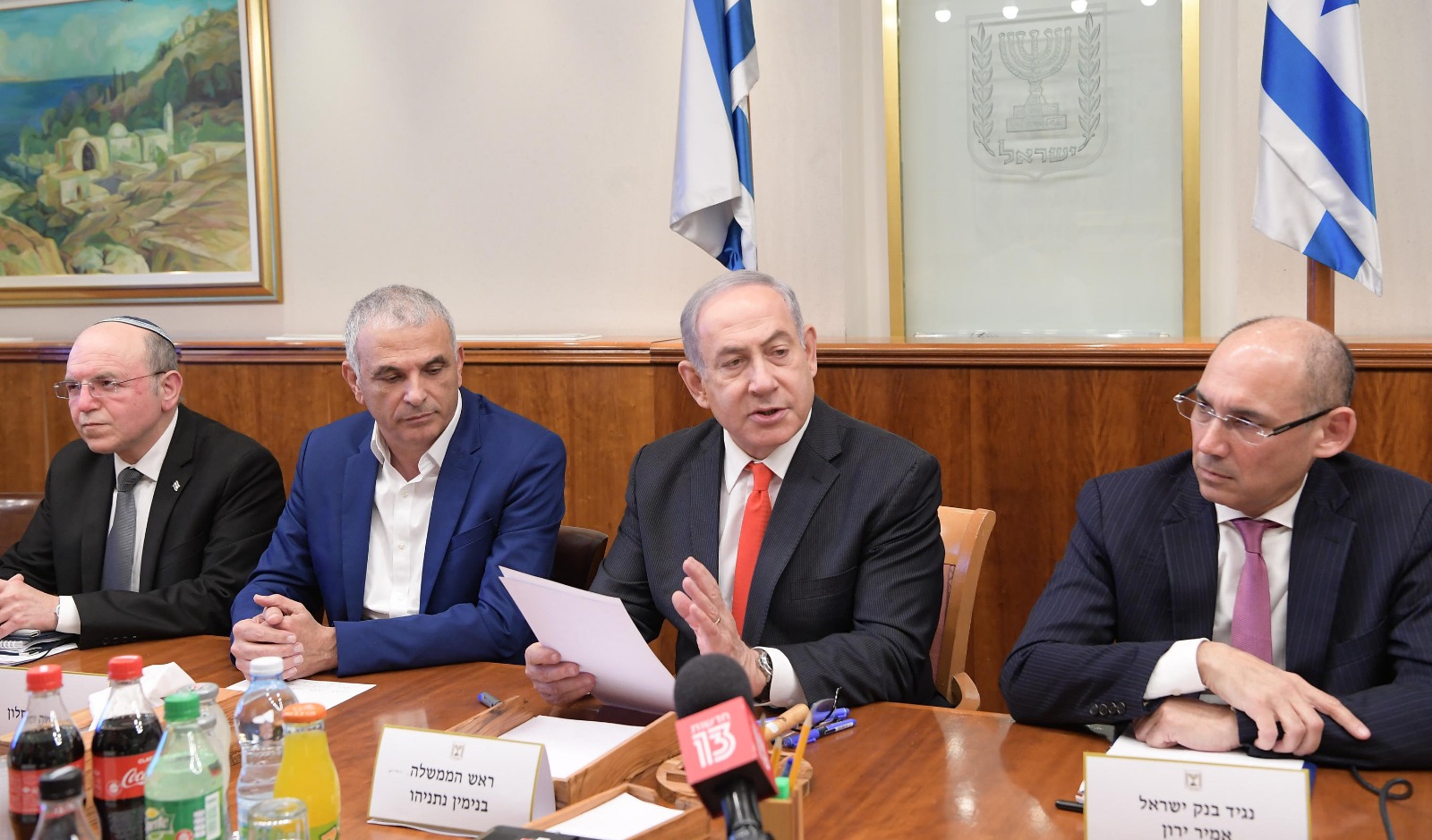 קורונה: נתניהו הכריז על קרן חירום ונזף בשחקני מכבי ת"א