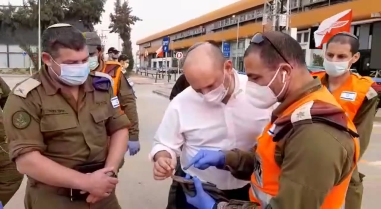 בנט קורונה לשכת שר הבטחון