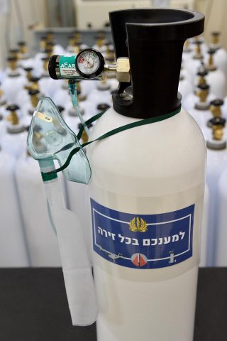 חמצן רפואי בבלון צלילה