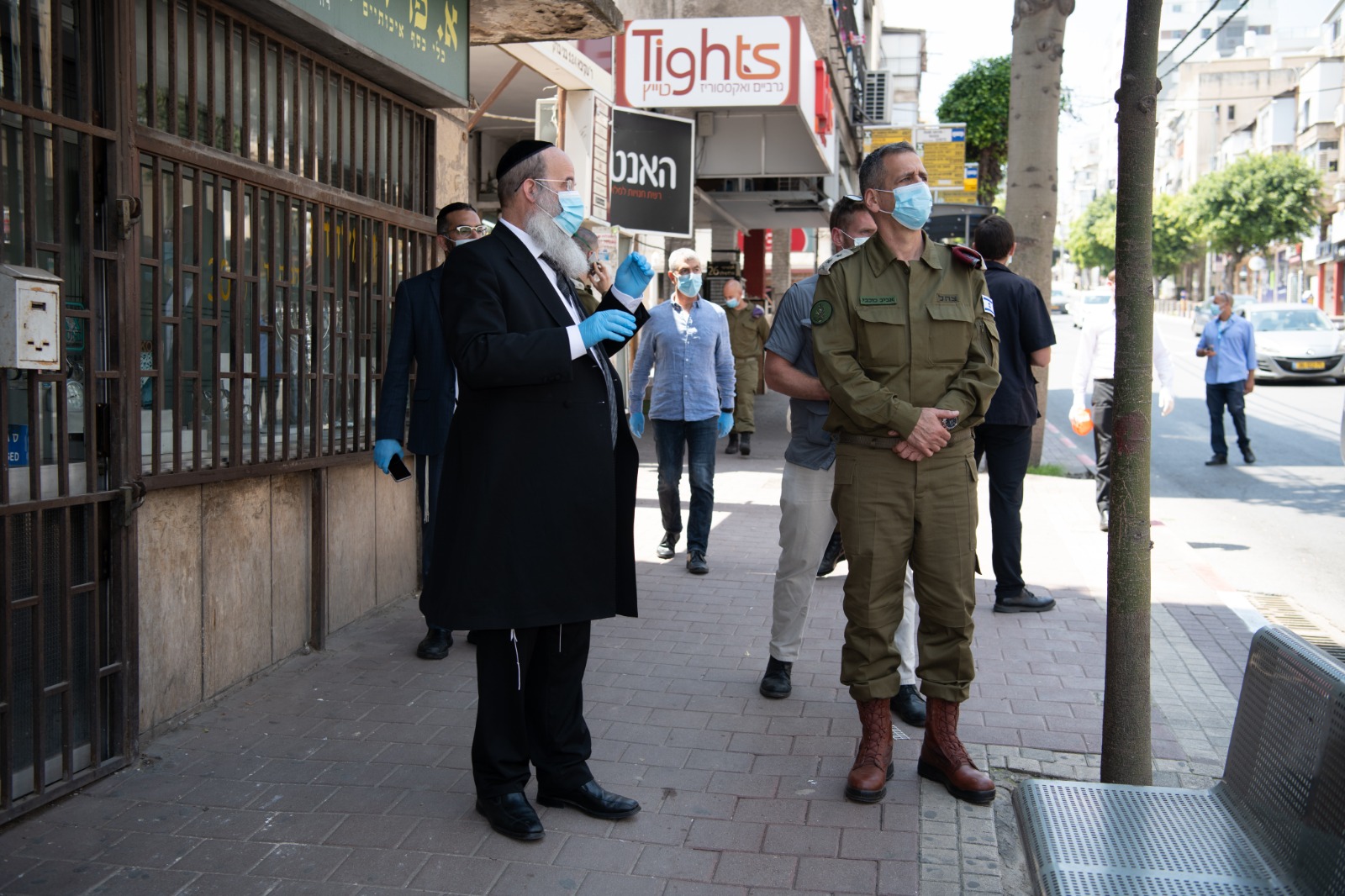 בעקבות הסיוע מצה"ל: הרמטכ"ל ביקר בבני ברק