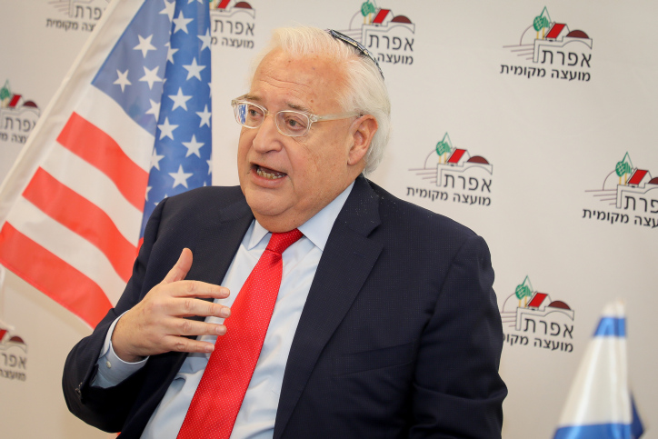 פרידמן: נערכים להכרה בריבונות בתוך שבועות