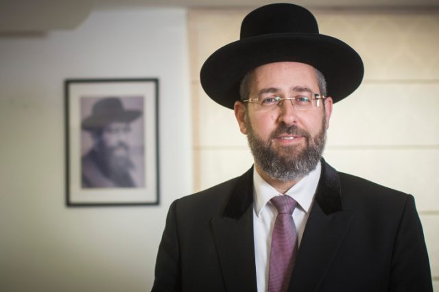 הרב הראשי לישראל הגר״ד לאו