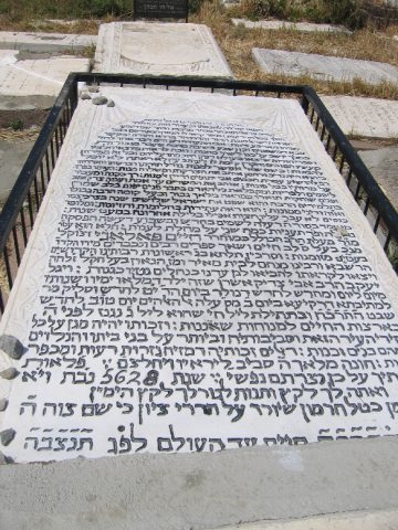 ציונו של רבי חיים פלאג'י