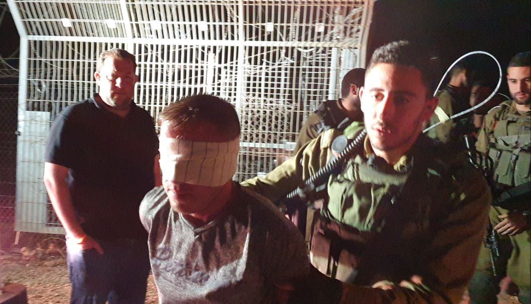 סוכלה חדירה: מחבל חמוש בסכין נתפס מחוץ לאיתמר