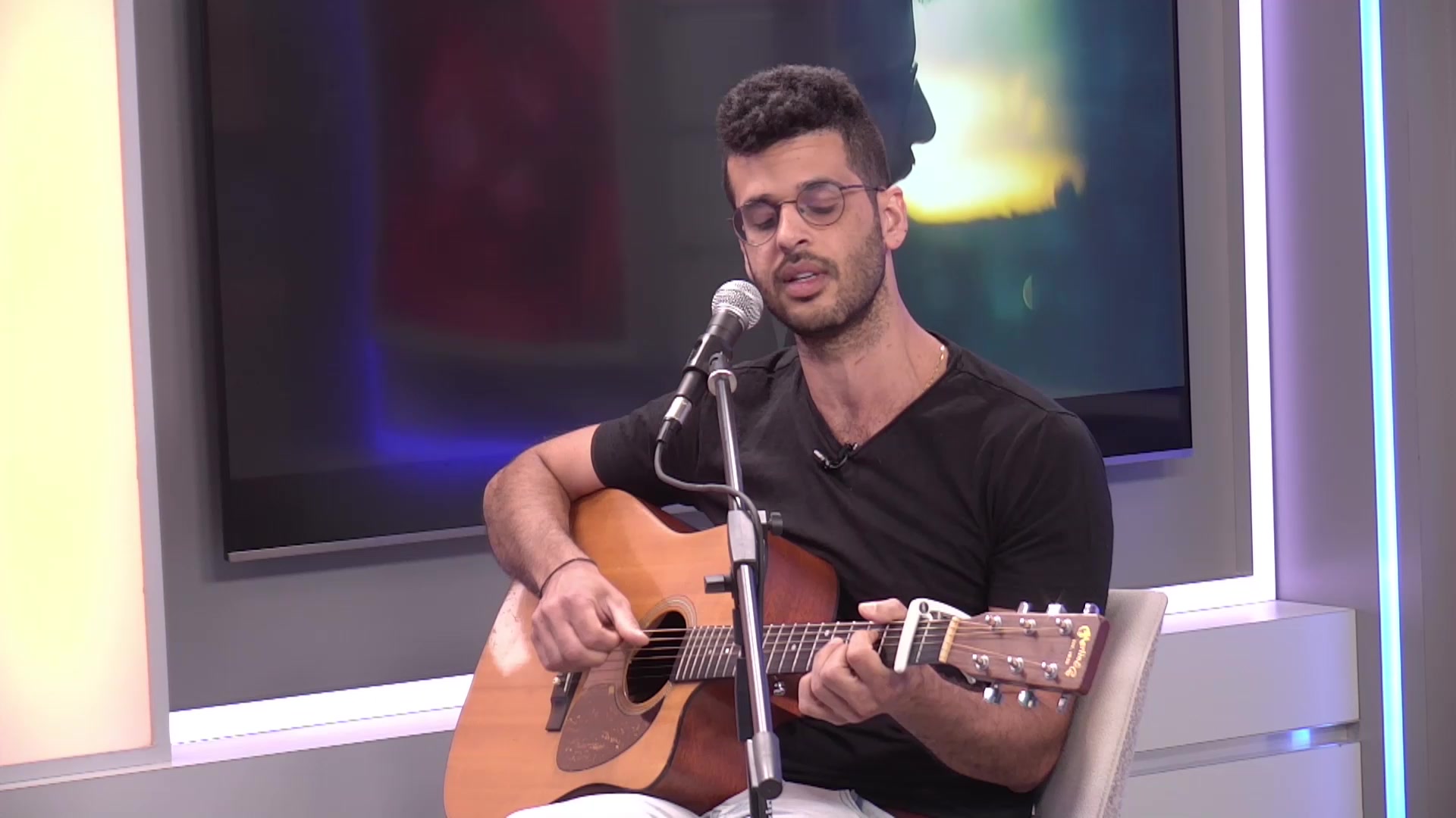 צפו: אוהד דרשן בביצוע מיוחד באולפן סרוגים