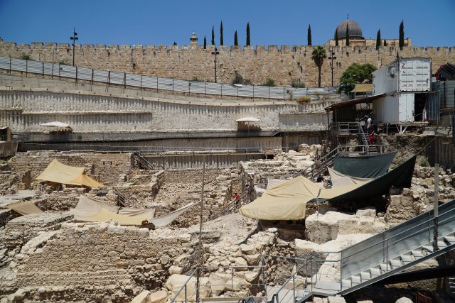 חפירת חניון גבעתי – תמונה כללית.