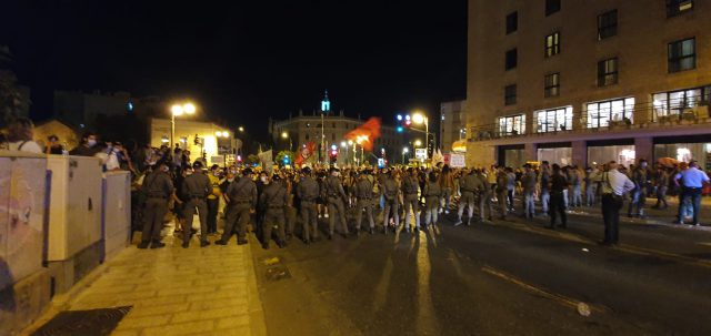 כוחות גדולים ברחוב בלפור (דוברות המשטרה)