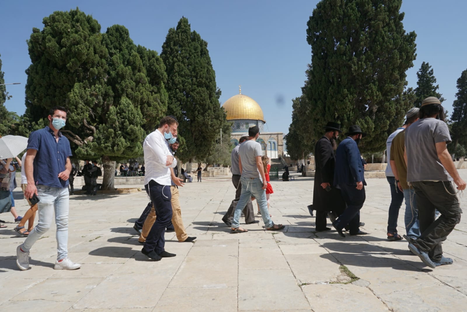 מאות יהודים עולים להר הבית,חשש ממהומות בכותל